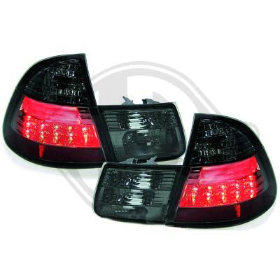 -STOPURI CU LED BMW E46 TOURING FUNDAL BLACK-COD 1215999